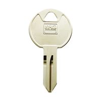HY-KO 11010TM13 Key Blank, Brass, Nickel, For: Trimark Cabinet, House Locks and Padlocks 10 Pack