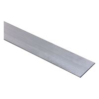 Stanley Hardware 4200BC Series N247-130 Flat Bar, 2 in W, 48 in L, 1/8 in Thick, Aluminum, Mill 