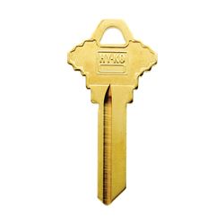 Hy-Ko 21200SC4BR Key Blank, Brass, For: Schlage Cabinet, House Locks and Padlocks, Pack of 200 