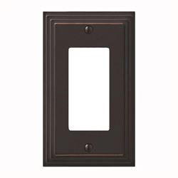 Amerelle 84RVB Wallplate, 4-15/16 in L, 2-15/16 in W, Aged Bronze 