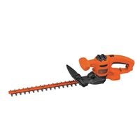 Black+Decker BEHT100 Electric Hedge Trimmer, 3 A, 120 V, 5/8 in Cutting Capacity, 16 in Blade, T-Shaped Handle 