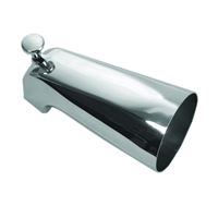 Danco 88052 Tub Spout with Front Diverter, Metal, Chrome Plated, For: 1/2 in IPS Threaded Connection 