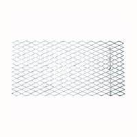Stanley Hardware 4075BC Series N215-798 Expanded Grid Sheet, 13 ga Thick Material, 12 in W, 24 in L, Steel, Plain 3 Pack 