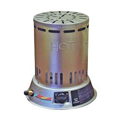 Dura Heat LPC25 Convection Heater, Liquid Propane, 15000 to 25000 Btu, 600 sq-ft Heating Area, Silver 