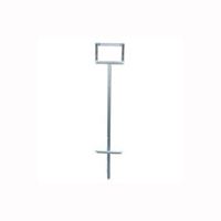 JACKSON SAFETY 3006179 Sign Stand, T-Style, Galvanized Steel, For: 36 to 48 in Roll-Up Signs 