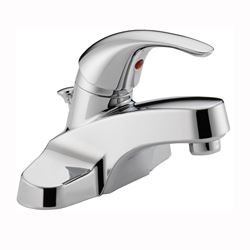 DELTA Peerless Tunbridge Series P188620LF Bathroom Faucet, 1.2 gpm, 1-Faucet Handle, Brass, Chrome Plated, Lever Handle 
