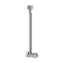 Keeney 2622PCPOLFC12K Quick Lock Valve, 5/8 in Connection, Compression, 125 psi Pressure, Stainless Steel Body 