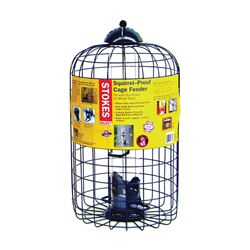 Stokes Select 38002 Wild Bird Feeder, 17-13/16 in H, 1.1 qt, Black, Hanging Mounting 