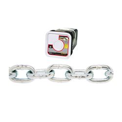 BARON PC30516SP Proof Coil Chain, 5/16 in, 75 ft L, 30 Grade, Steel, Zinc 