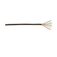 CCI 553076607 Thermostat Wire, 18 AWG Wire, 7 -Conductor, Copper Conductor, Polypropylene Insulation, PVC Sheath 