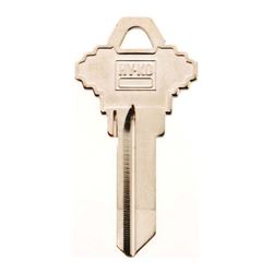 Hy-Ko 21250SC1 Key Blank, Brass, Nickel, For: Schlage SC1 Keyways, Pack of 50 