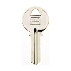 Hy-Ko 11010K2 Key Blank, Brass, Nickel, For: Keil Cabinet, House Locks and Padlocks, Pack of 10 