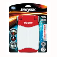 Energizer Weatheready FL452WRBP Folding Lantern, D Battery, LED Lamp, 500 Lumens Lumens, Red
