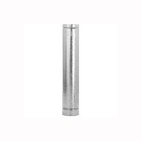 Selkirk 6RV-4 Type B Gas Vent Pipe, 6 in OD, 4 ft L, Aluminum/Galvanized Steel