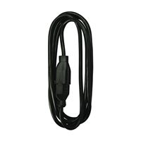 Woods 0260 Extension Cord, 16 AWG Cable, 8 ft L, 13 A, 125 V, Black 