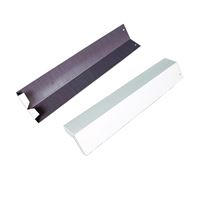 Amerimax 61026 Siding Corner, 12 in L, 3/8 in W, Aluminum, White, Vertical Mounting 100 Pack 