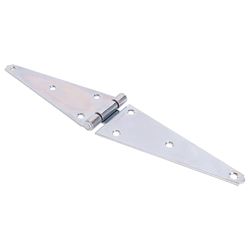 ProSource HSH-Z08-013L Strap Hinge, 2.8 mm Thick Leaf, Steel, 180 Range of Motion, Screw Mount Mounting, Pack of 5 