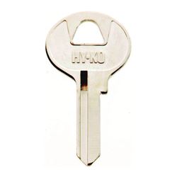 Hy-Ko 11010M3 Key Blank, Brass, Nickel, For: Master Cabinet, House Locks and Padlocks, Pack of 10 