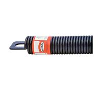 Holmes Spring Manufacturing P728C Extension Spring, 1-5/16 in OD, 28 in OAL, Steel, Plug End, 90 to 150 lb 