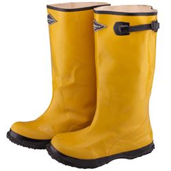 Diamondback RB001-14-C Over Shoe Boots, 14, Yellow, Rubber Upper, Slip on Boots Closure 