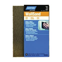 Norton WallSand 02284 Sanding Sponge, 4-7/8 in L, 2-7/8 in W, Fine 