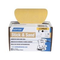Norton Stick & Sand Series 07660749248 Sand Sheet Roll, 4-1/2 in W, 30 ft L, P220 Grit, Very Fine, Paper Backing 