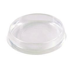 Shepherd Hardware 9087 Caster Cup, Plastic, Clear 6 Pack 