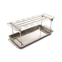 Broil King 64152 Wing Rack and Pan, Stainless Steel 