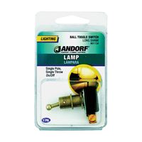 Jandorf 61134 Switch, 3/6 A, 125/250 V, SPST, Screw Terminal 