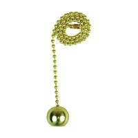 Jandorf 60314 Pull Chain, 12 in L Chain, Solid Brass 