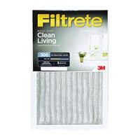 Filtrete 322DC-6 Dust Reduction Filter, 30 in L, 20 in W, 6 MERV, 90 % Filter Efficiency, Fiber Filter Media, White 6 Pack