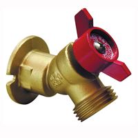 B & K 108-053HN Sillcock Valve, 1/2 x 3/4 in Connection, FPT x Male Hose, 125 psi Pressure, Brass Body 