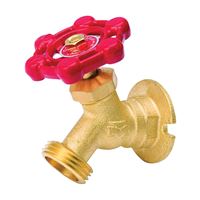 B & K 108-004HN Sillcock Valve, 3/4 x 3/4 in Connection, FPT x Male Hose, 125 psi Pressure, Brass Body 