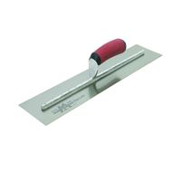 Marshalltown MXS57D Finishing Trowel, 14 in L Blade, 3 in W Blade, Spring Steel Blade, Square End, Curved Handle 