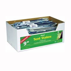 Coghlans 9810 Tent Stake, 9 in L, Steel 50 Pack 