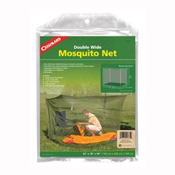 COGHLANS 9765 Mosquito Net, Double Wide, Polyester, Olive Green, For: 2 Cots or Sleeping Bags 