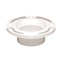 Oatey 43525 Closet Flange, 3, 4 in Connection, PVC, White 