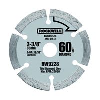 Rockwell RW9228 Saw Blade, 3-3/8 in Dia, 5/8 in Arbor