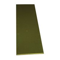 K & S 8232 Decorative Metal Strip, 1 in W, 12 in L, 0.016 in Thick, Brass 