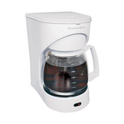 Proctor Silex 43501Y Coffee Maker, 12 Cups Capacity, 900 W, Glass, White, Automatic Control 