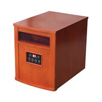 Comfort Glow QEH1500 Electric Heater, 15 A, 120 V, 1500 W, 5120 Btu, 1000 sq-ft Heating Area, Remote Control 