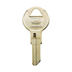 Hy-Ko 11010IL9 Key Blank, Brass, Nickel, For: Illinois Cabinet, House Locks and Padlocks, Pack of 10 