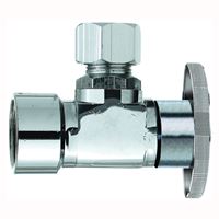 Plumb Pak PP20050LF Shut-Off Valve, 3/8 x 3/8 in Connection, FIP x Compression, Brass Body 