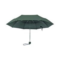 Diamondback Mini Rain 123 Umbrella, Nylon Fabric, Black Fabric, 19 in