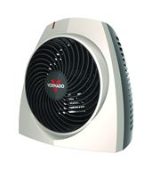 VORNADO EH1-0092-69 Vortex Electric Heater, 12.5 A, 120 V, 1500 W, 3-Heating Stage, Black/Champagne 
