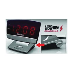 Westclox 71014X Alarm Clock, LED Display 