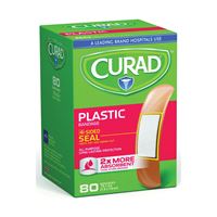Curad CUR02278RB Adhesive Bandage, 3/4 in W, 3 in L, Plastic Bandage 