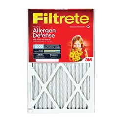 Filtrete 9807DC-6 Washable Air Filter, 20 in L, 10 in W, 11 MERV, 90 % Filter Efficiency, Cardboard Frame, White 6 Pack 