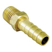 ProSource TA-054 Air Hose End, 1/4 in, MNPT, Brass, Brass, Pack of 25 