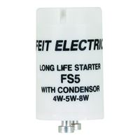 Feit Electric FS5/10 Fluorescent Starter with Condenser, 4 to 8 W 10 Pack 